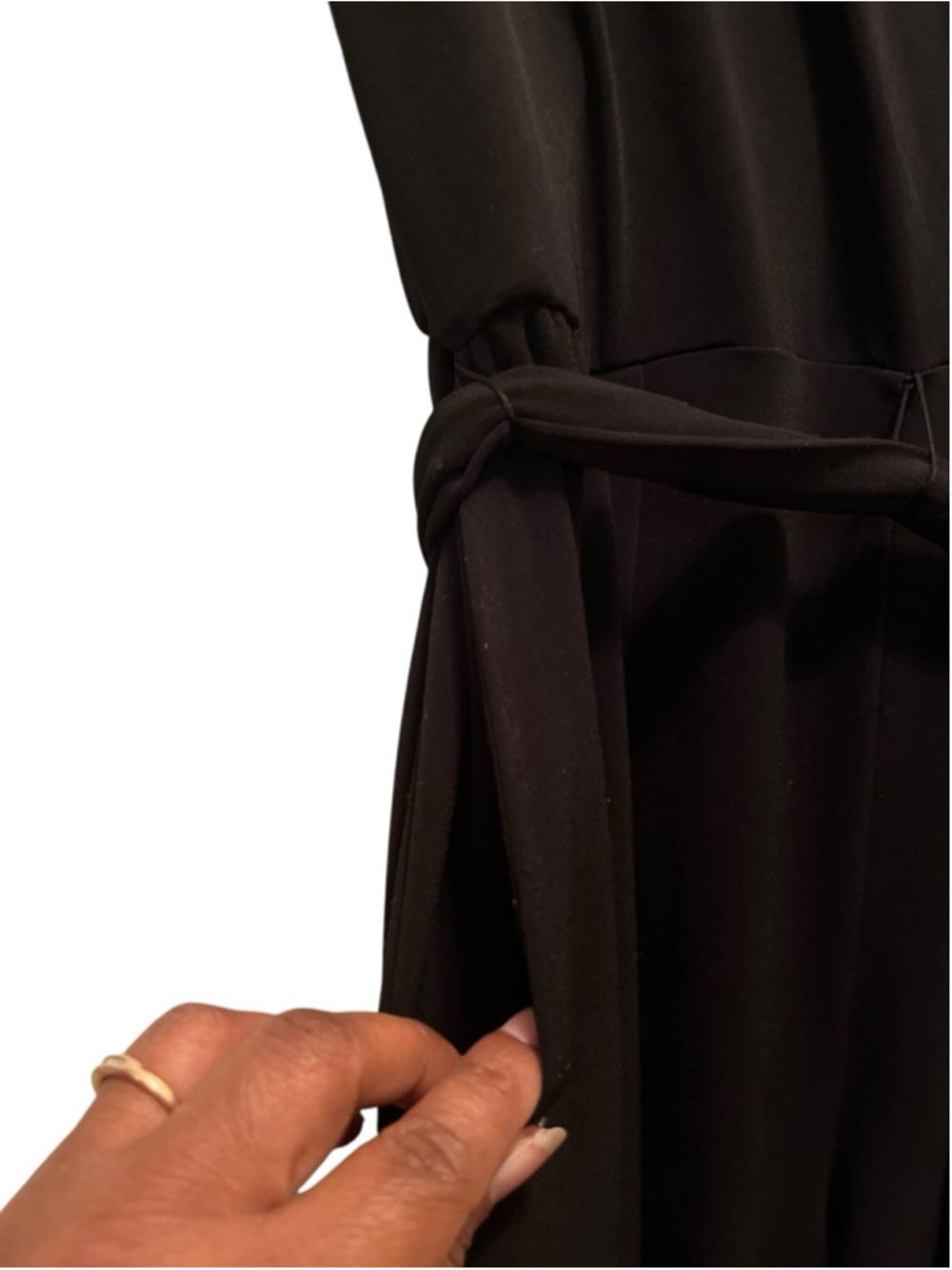 EUC ALFANI Black Petite Jumpsuit LP - Picture 4 of 8